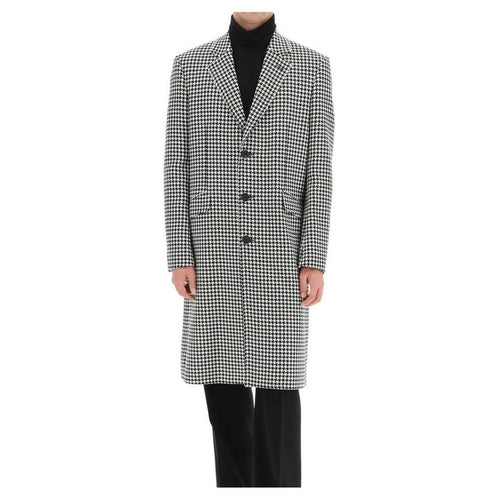 Alexander McQueen Black Wool Coat mens luxury fashion - MENS EDIT