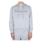 Alexander McQueen Gray Cotton Sweatshirt mens luxury fashion - MENS EDIT