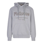 Alexander McQueen Gray Cotton Sweatshirt mens luxury fashion - MENS EDIT