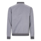 Alexander McQueen Gray Polyester Bomber mens luxury fashion - MENS EDIT