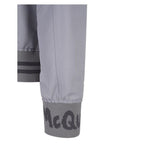 Alexander McQueen Gray Polyester Bomber mens luxury fashion - MENS EDIT