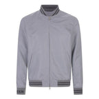 Alexander McQueen Gray Polyester Bomber mens luxury fashion - MENS EDIT