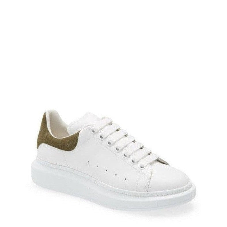 Alexander McQueen White Calfskin Low Top Sneakers mens luxury fashion - Mens Edit