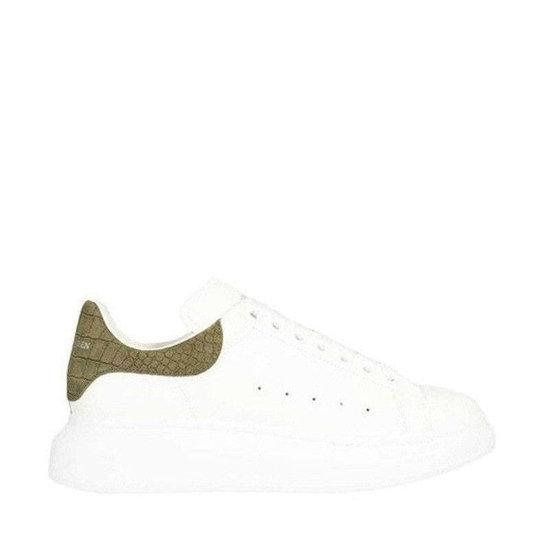 Alexander McQueen White Calfskin Low Top Sneakers mens luxury fashion - Mens Edit