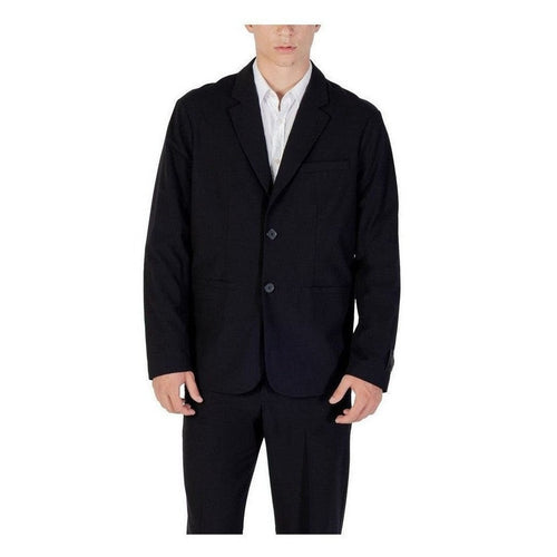 Armani Exchange Black Lyocell Blazer mens luxury fashion - Mens Edit
