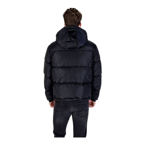 Armani Exchange Blue Polyamide Coat mens luxury fashion - Mens Edit
