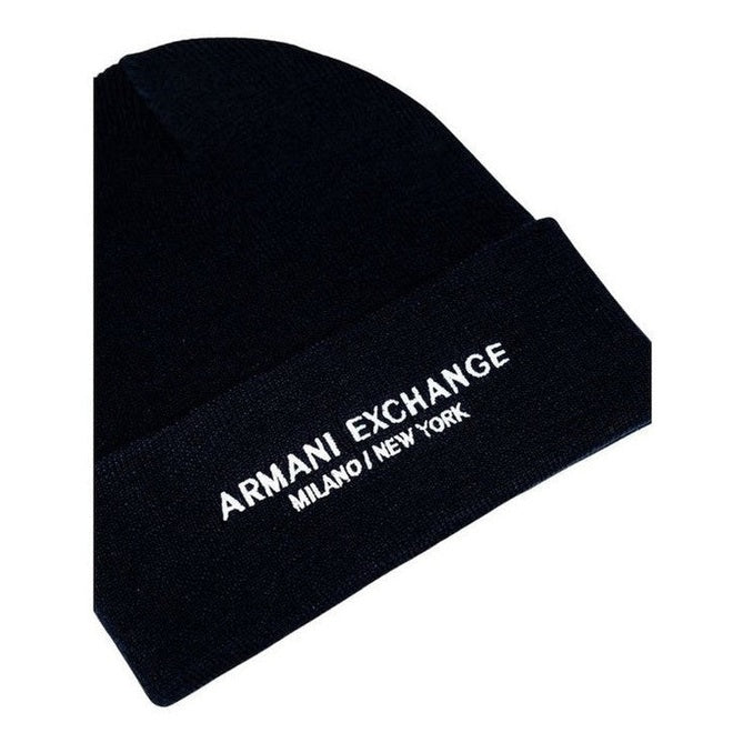 Armani Exchange Blue Polyester Cap (Baseball Hat) mens luxury fashion - MENS EDIT