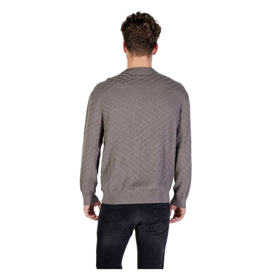 Armani Exchange Gray Polyamide Sweatshirt mens luxury fashion - Mens Edit