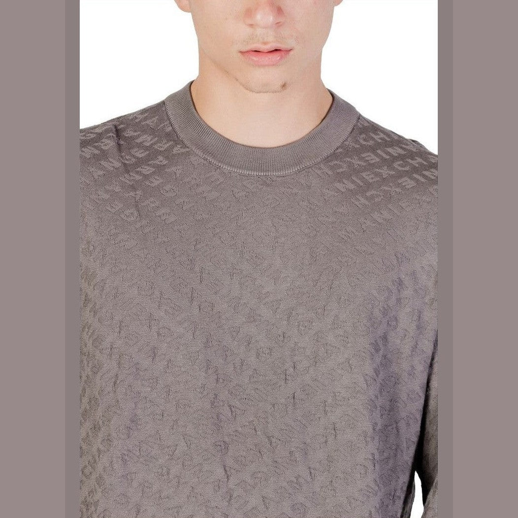 Armani Exchange Gray Polyamide Sweatshirt mens luxury fashion - Mens Edit