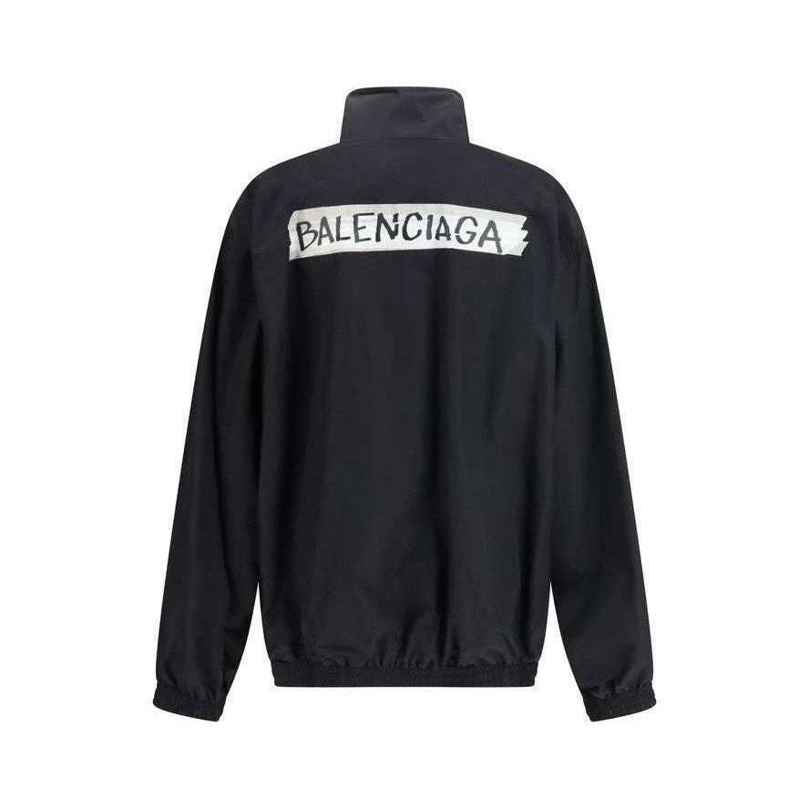 Balenciaga Black Cotton Shell Jacket mens luxury fashion - Mens Edit