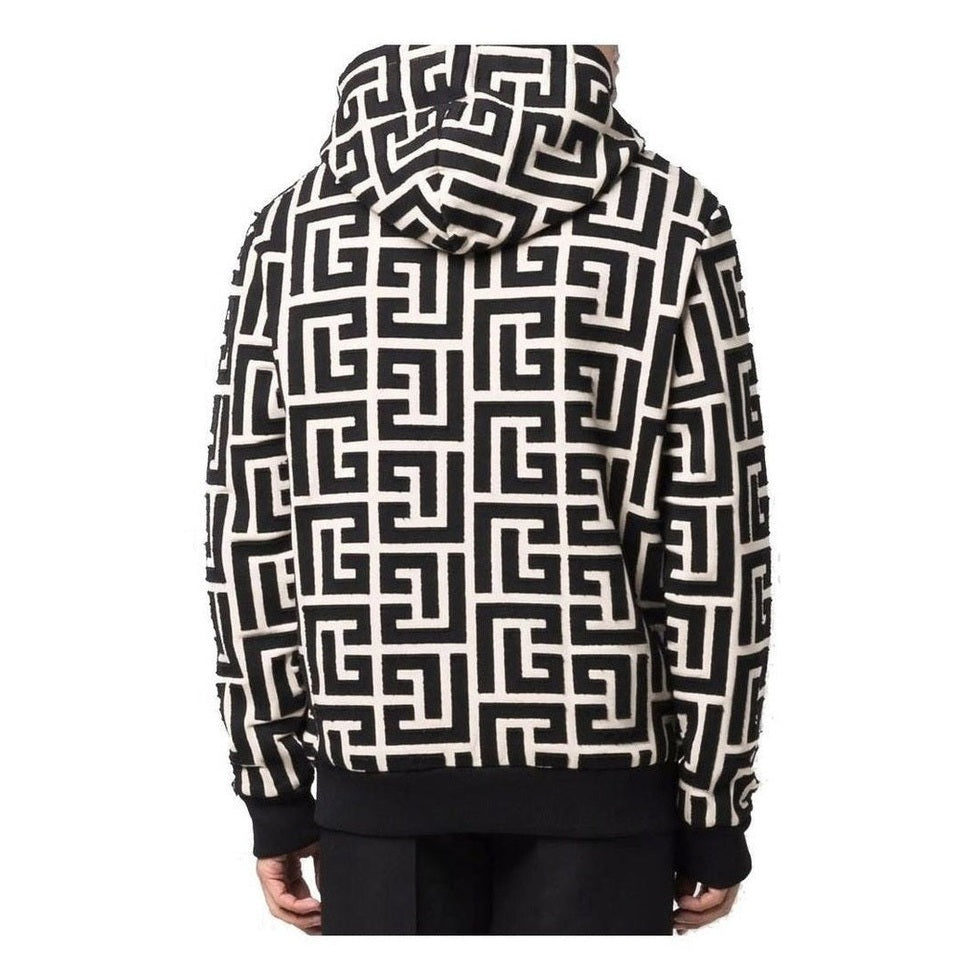 Balmain Beige Cotton Sweatshirt mens luxury fashion - Mens Edit