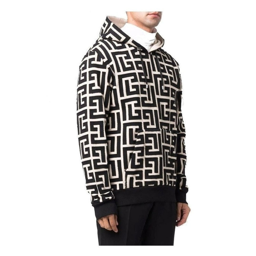 Balmain Beige Cotton Sweatshirt mens luxury fashion - Mens Edit