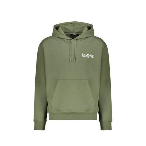 Balmain Bicolor Cotton Hoodie mens luxury fashion - Mens Edit