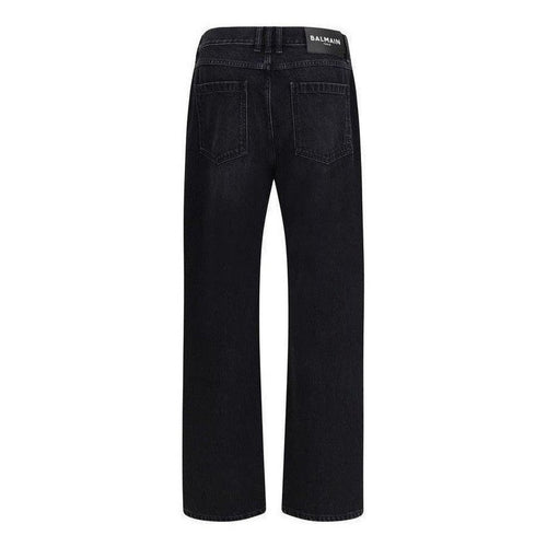 Balmain Black Cotton Jeans Denim mens luxury fashion - Mens Edit