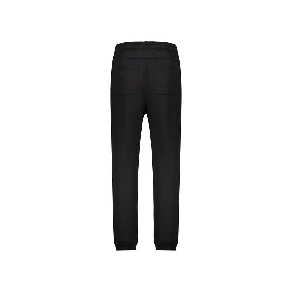 Balmain Black Cotton Joggers (Workout Pants) mens luxury fashion - Mens Edit