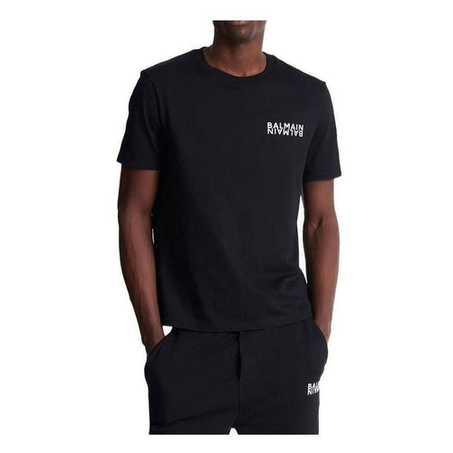 Balmain Black Cotton T-Shirt mens luxury fashion - Mens Edit
