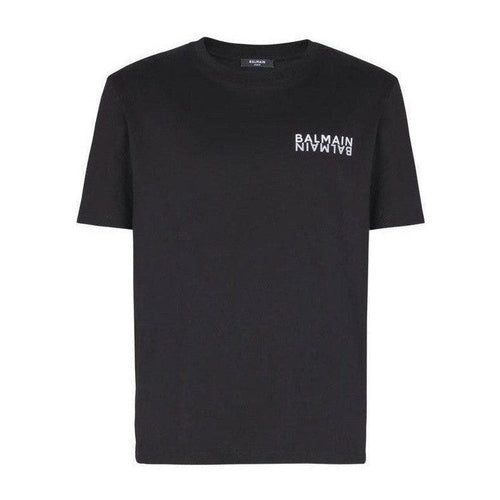 Balmain Black Cotton T-Shirt mens luxury fashion - Mens Edit