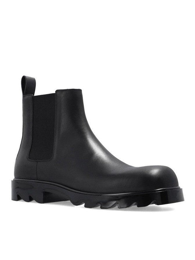 Bottega Veneta Black Calfskin Chelsea Boots mens luxury fashion - MENS EDIT