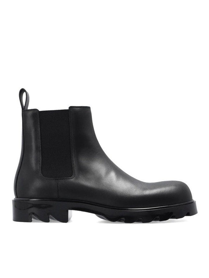 Bottega Veneta Black Calfskin Chelsea Boots mens luxury fashion - MENS EDIT