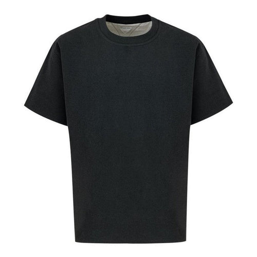 Bottega Veneta Gray Cotton T-Shirt mens luxury fashion - MENS EDIT