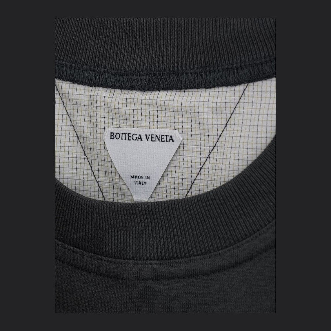 Bottega Veneta Gray Cotton T-Shirt mens luxury fashion - MENS EDIT