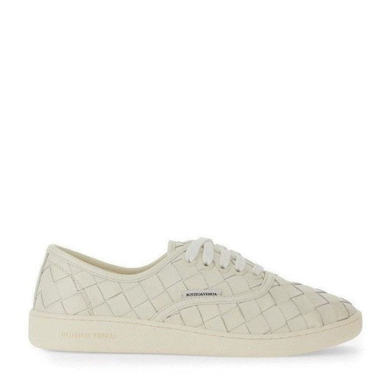Bottega Veneta White Calfskin Low Top Sneakers mens luxury fashion - Mens Edit