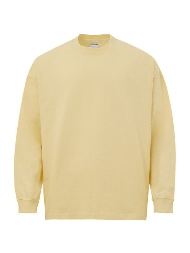 Bottega Veneta Yellow Cotton Sweatshirt mens luxury fashion - MENS EDIT