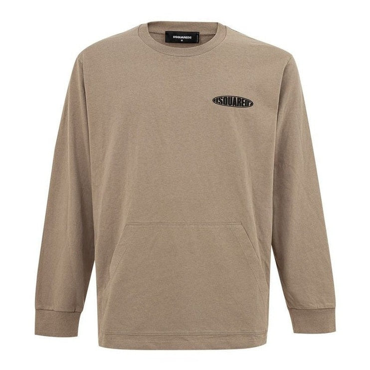 Dsquared² Beige Organic Cotton Men's T-Shirt - Designer | Mens Edit