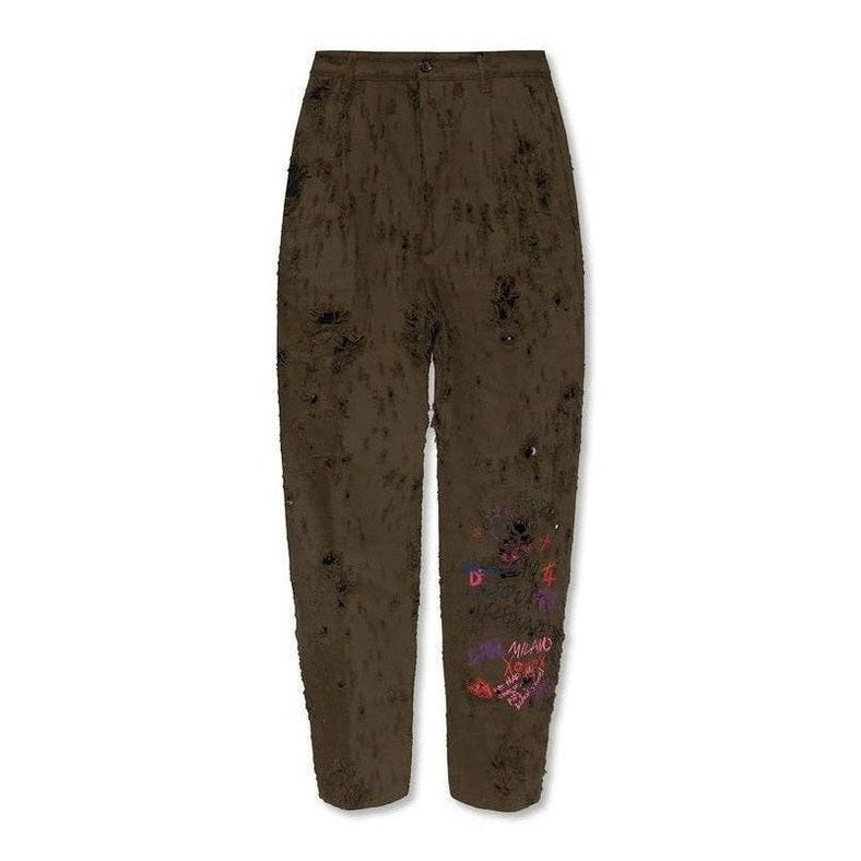 Dsquared² Bicolor Cotton Casual Pants mens luxury fashion - Mens Edit