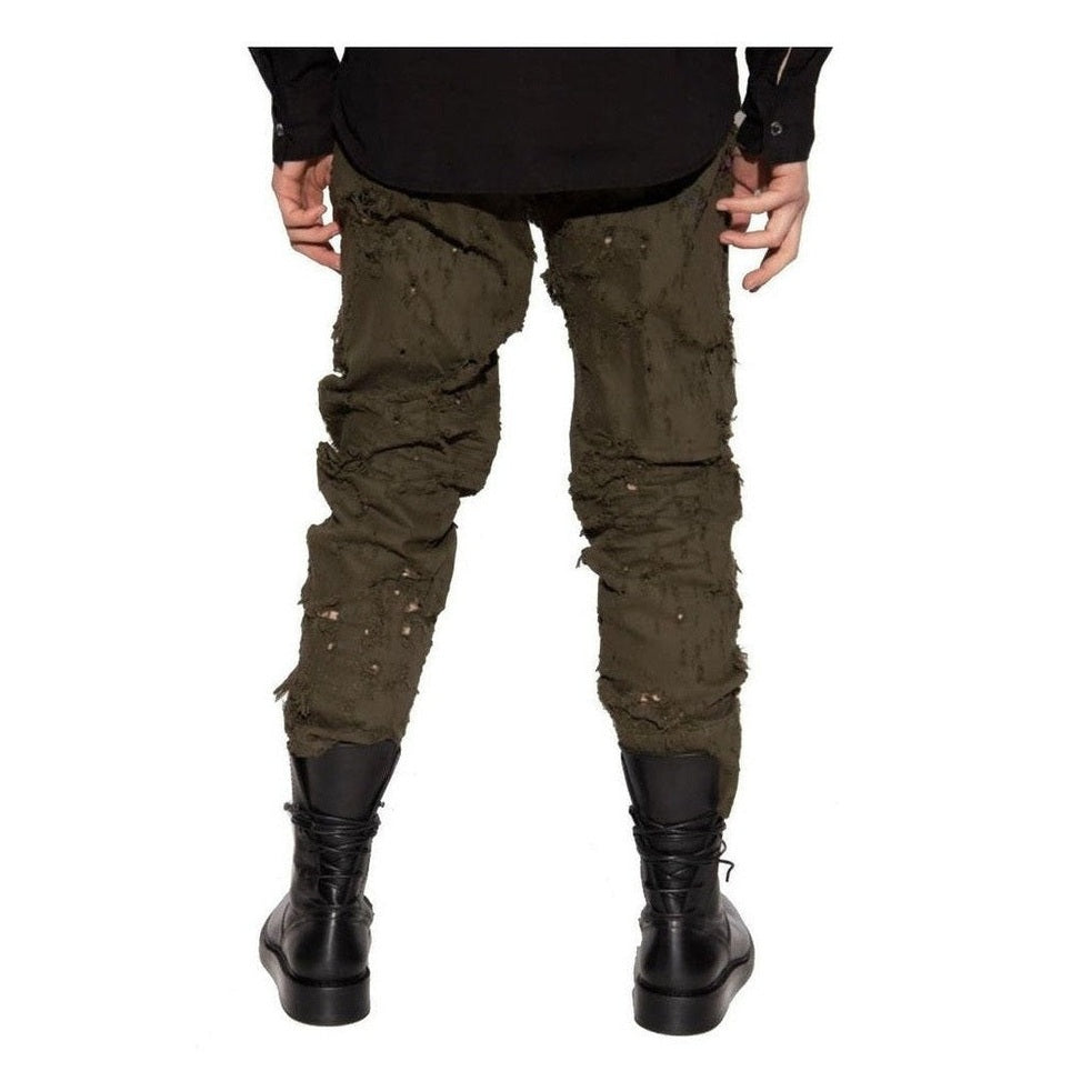 Dsquared² Bicolor Cotton Casual Pants mens luxury fashion - Mens Edit