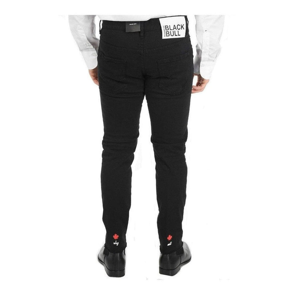 Dsquared² Black Cotton Skinny Jeans mens luxury fashion - Mens Edit