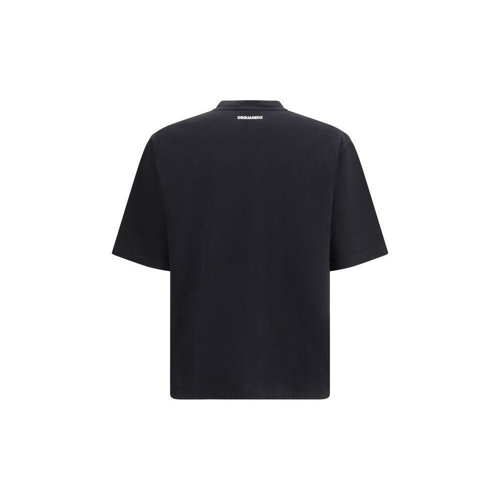 Dsquared² Black Cotton T-Shirt mens luxury fashion - Mens Edit