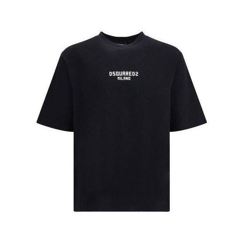 Dsquared² Black Cotton T-Shirt mens luxury fashion - Mens Edit