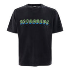 Dsquared² Black Cotton Men's Logo T-Shirt - Designer Fashion | Mens Edit