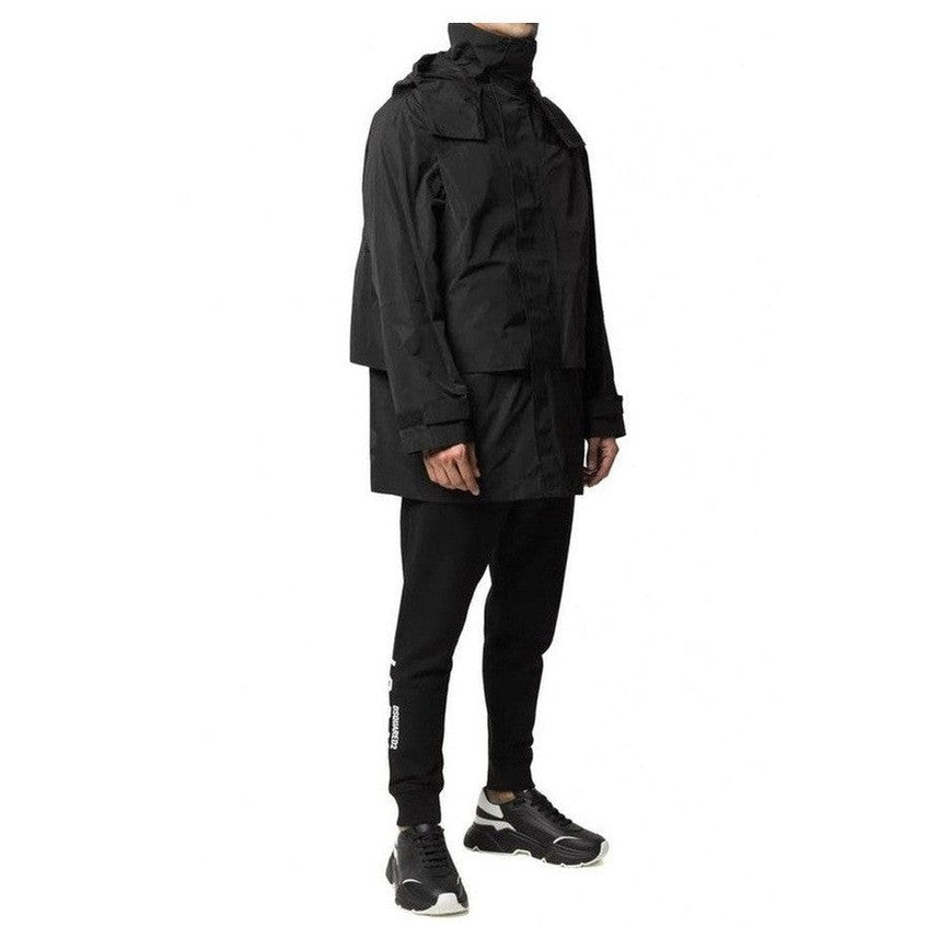 Dsquared² Black Nylon Shell Jacket mens luxury fashion - MENS EDIT