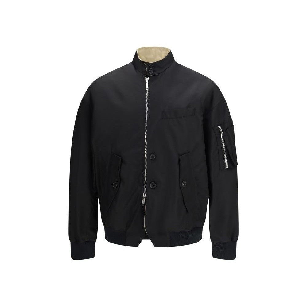 Dsquared² Black Polyamide Bomber mens luxury fashion - Mens Edit