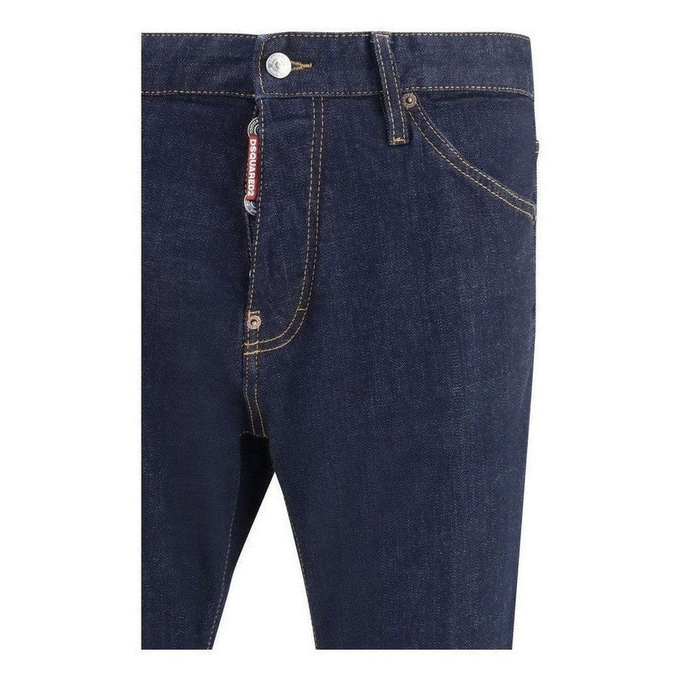 Dsquared² Blue Cotton Jeans Denim mens luxury fashion - Mens Edit