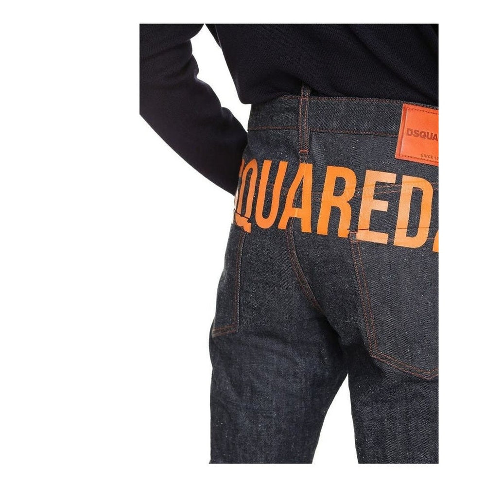 Dsquared² Blue Cotton Skinny Jeans mens luxury fashion - Mens Edit