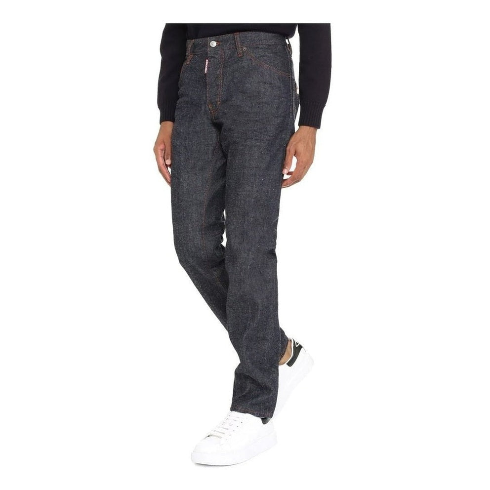 Dsquared² Blue Cotton Skinny Jeans mens luxury fashion - Mens Edit