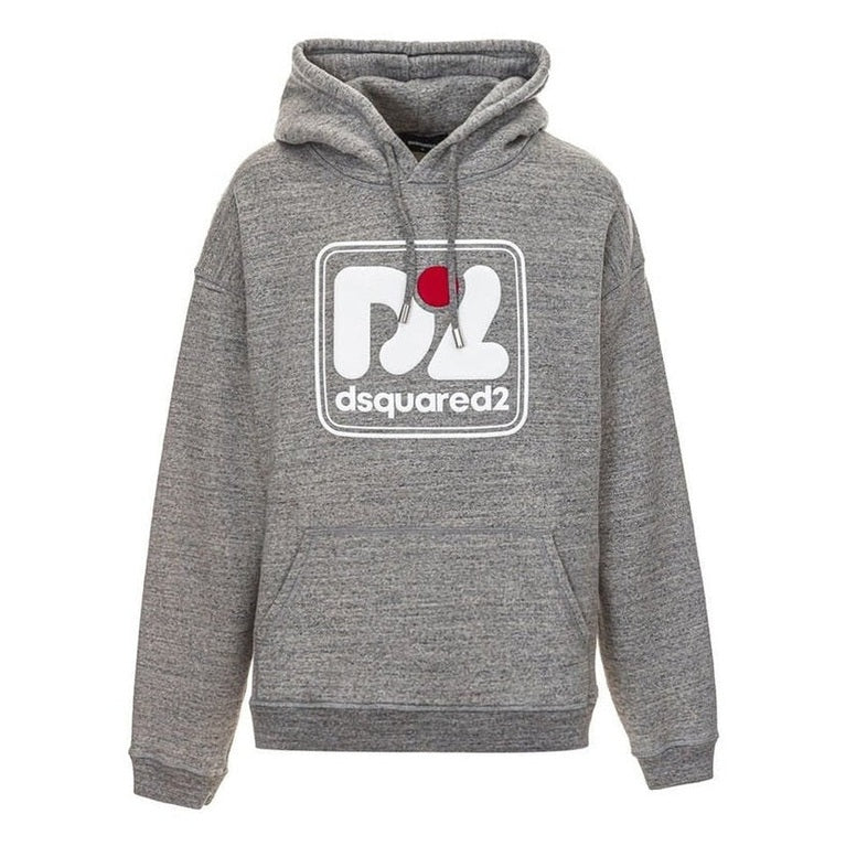 Dsquared² Grey Cotton Men's Logo Sweatshirt - Designer | Mens Edit