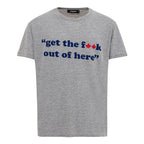Dsquared² Gray Cotton T-Shirt mens luxury fashion - MENS EDIT