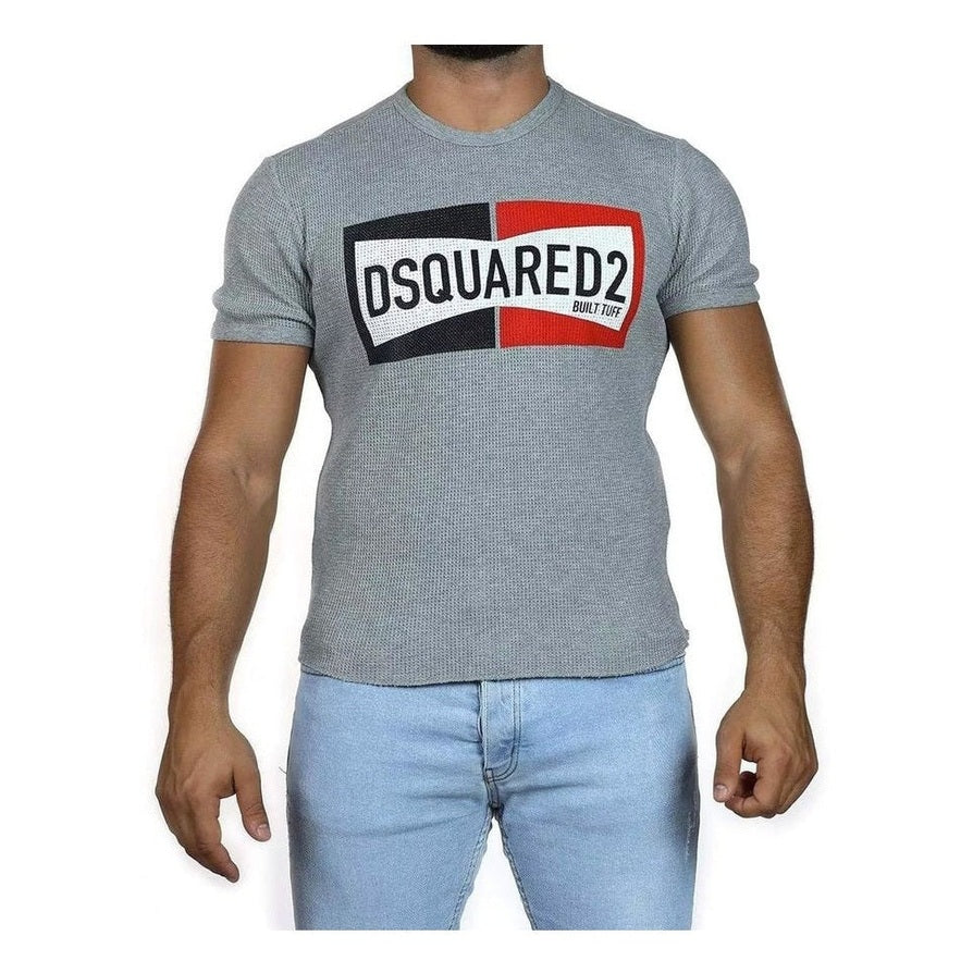 Dsquared² Gray Cotton T-Shirt mens luxury fashion - MENS EDIT