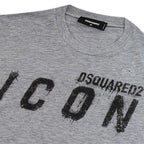 Dsquared² Gray Cotton T-Shirt mens luxury fashion - MENS EDIT