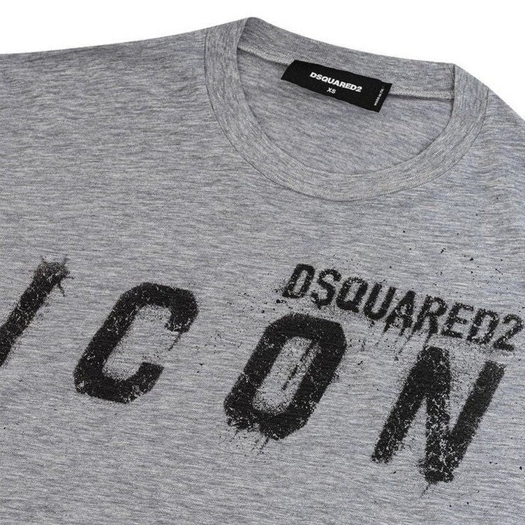 Dsquared² Gray Cotton T-Shirt mens luxury fashion - MENS EDIT