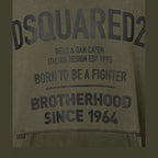 Dsquared² Green Cotton Sweatshirt mens luxury fashion - MENS EDIT