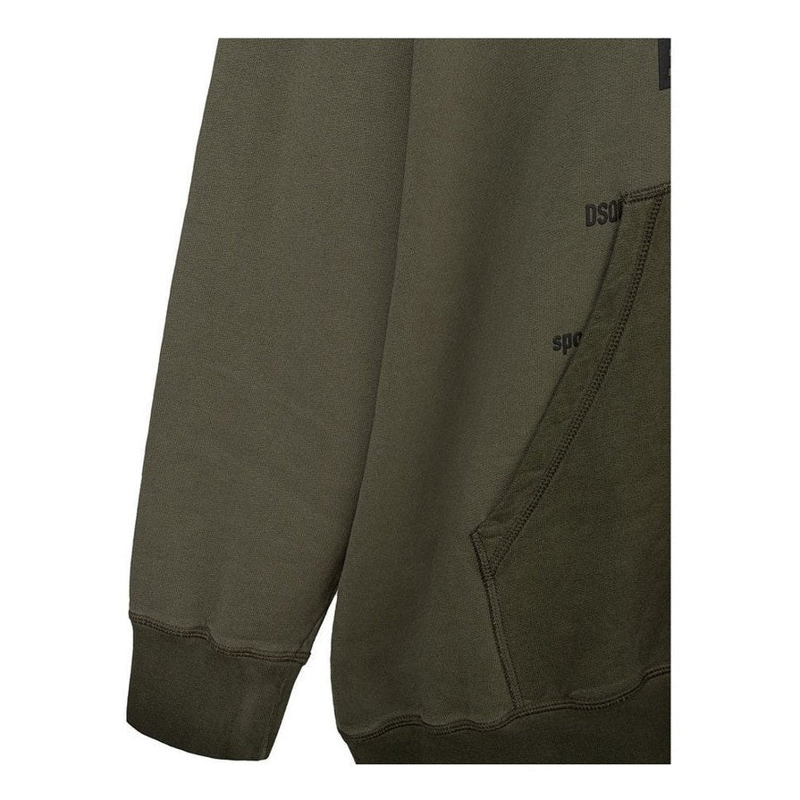 Dsquared² Green Cotton Sweatshirt mens luxury fashion - MENS EDIT