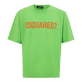Dsquared² Green Cotton Men's Logo T-Shirt - Designer Fashion | Mens Edit
