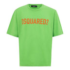 Dsquared² Green Cotton Men's Logo T-Shirt - Designer Fashion | Mens Edit