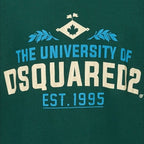 Dsquared² Green Cotton T-Shirt mens luxury fashion - MENS EDIT