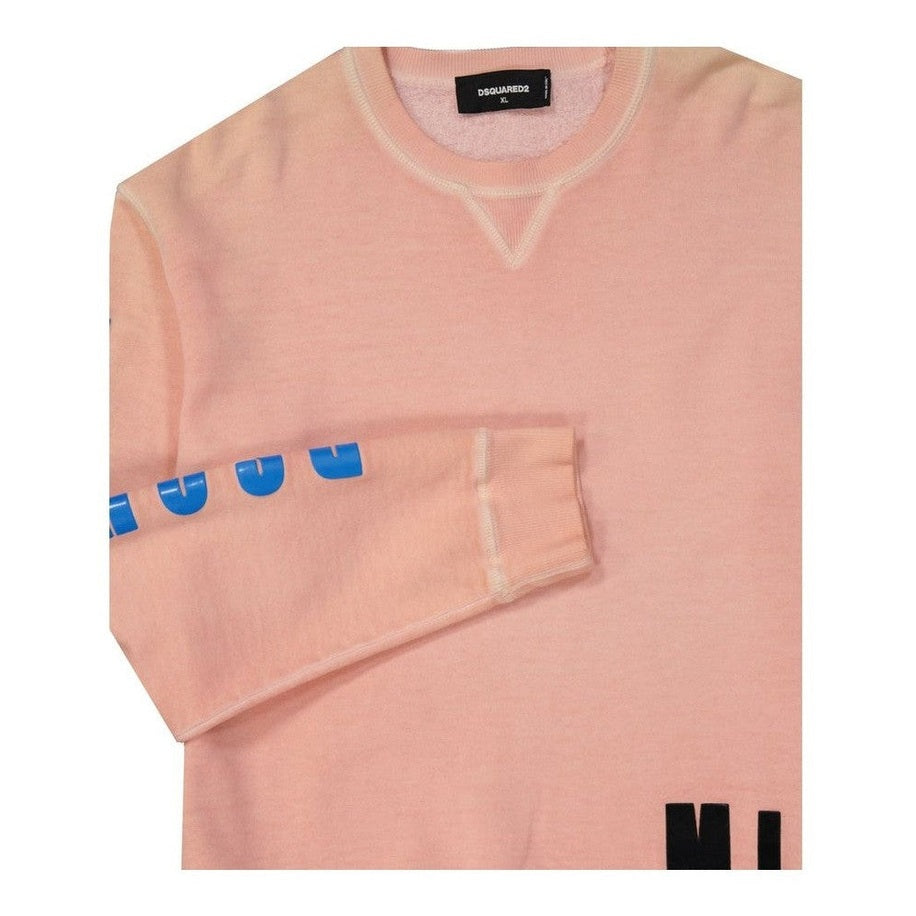 Dsquared² Orange Cotton Sweatshirt mens luxury fashion - MENS EDIT
